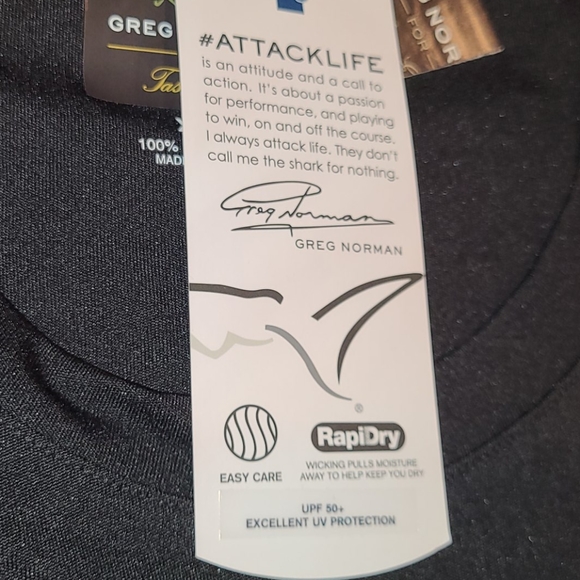 Greg Norman t-shirt wicking long-sleeve - Picture 4 of 16